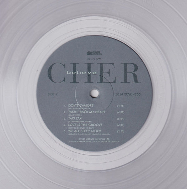 Cher : Believe (LP, Album, Cle + LP, Sea + LP, Lig + Box, Dlx, Ltd)