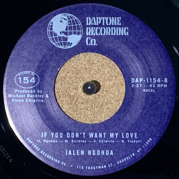 Jalen Ngonda* : Here To Stay / If You Don't Want My Love (7", Single)