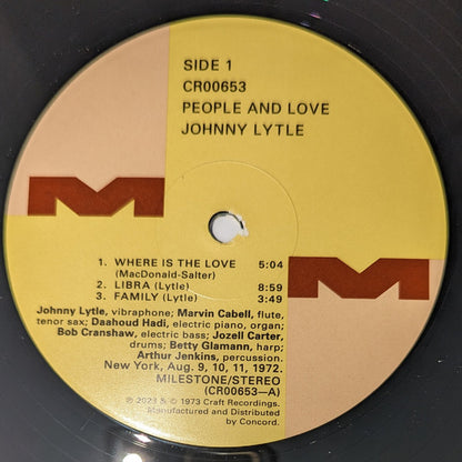 Johnny Lytle : People & Love (LP, Album, RE, 180)