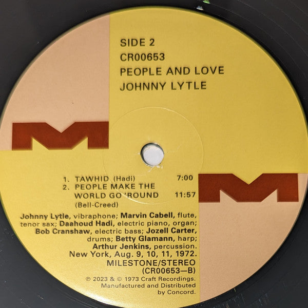 Johnny Lytle : People & Love (LP, Album, RE, 180)