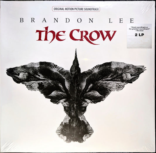Various : The Crow (Original Motion Picture Soundtrack) (LP + LP, S/Sided, Etch + Album, RE, RP, Red)