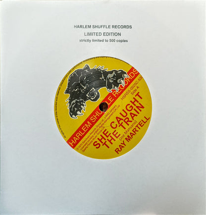 Ray Martell : She Caught The Train / Cora (7", Single, Ltd)