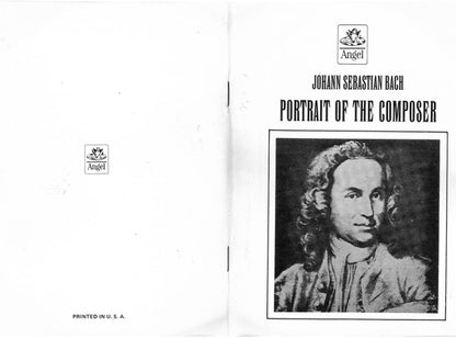 Johann Sebastian Bach : Portrait Of The Composer (2xReel, 4tr Stereo, 7" Reel, Comp)