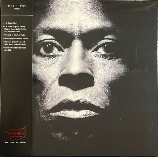 Miles Davis : Tutu (LP, Album, Ltd, Num, RE, 180)
