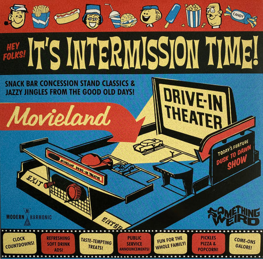 Various : Hey Folks! It's Intermission Time! (LP, Comp, Mono, Hot)