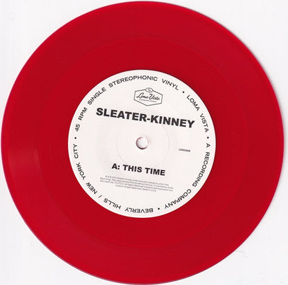 Sleater-Kinney : This Time / Here Today (7", RSD, Single, Ltd, Red)
