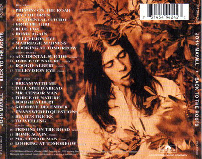 John Mayall : Back To The Roots (2xCD, Album, RE, RM)