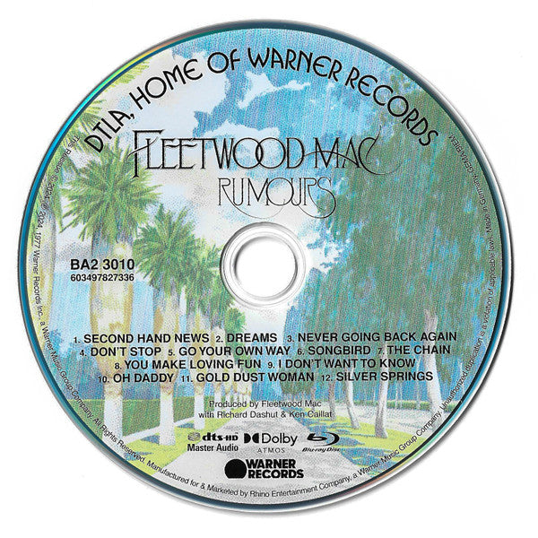 Fleetwood Mac : Rumours (Blu-ray, Blu-ray-A, Album, Ltd, RE, Multichannel, )