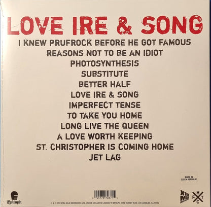 Frank Turner : Love Ire & Song (LP, Album, RE)