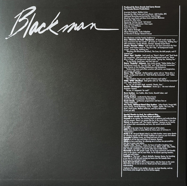 Buy Don Blackman : Don Blackman (LP, Album, Club, RE, RM, Gat