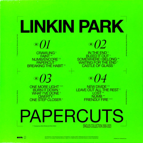 Linkin Park : Papercuts (2xLP, Comp)