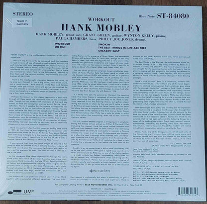 Hank Mobley : Workout (LP, Album, RE, 180)