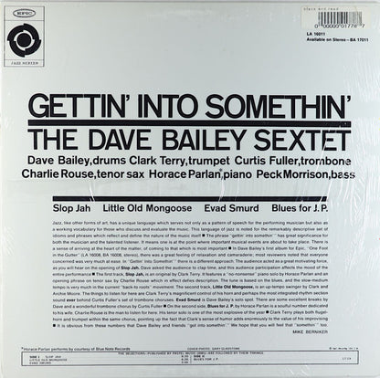 The Dave Bailey Sextet : Gettin' Into Somethin' (LP, Album, Mono, Ltd, RE, 180)