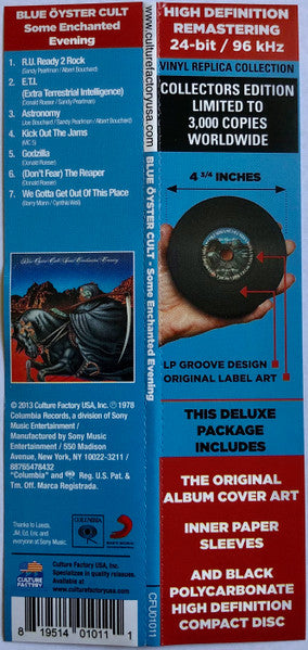 Blue Öyster Cult : Some Enchanted Evening (CD, Album, Ltd, RE, RM)