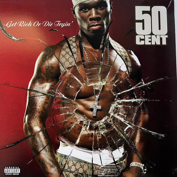 50 Cent : Get Rich Or Die Tryin' (2xLP, Album, RE)