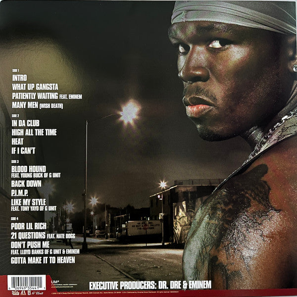 50 Cent : Get Rich Or Die Tryin' (2xLP, Album, RE)