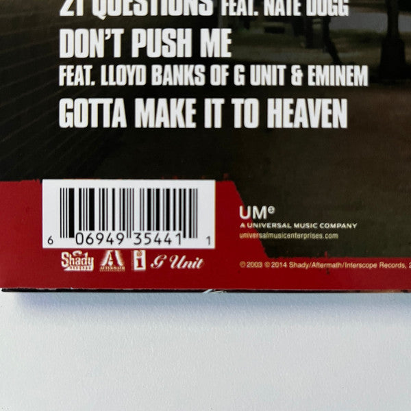 50 Cent : Get Rich Or Die Tryin' (2xLP, Album, RE)