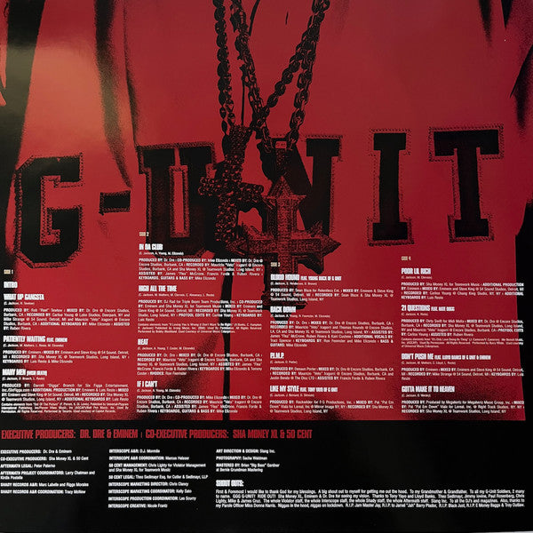 50 Cent : Get Rich Or Die Tryin' (2xLP, Album, RE)