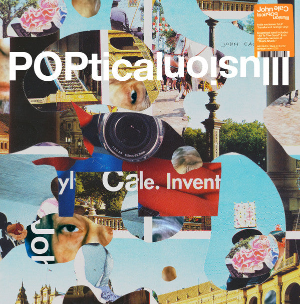 John Cale : Poptical Illusion (2xLP, Album, Ora)
