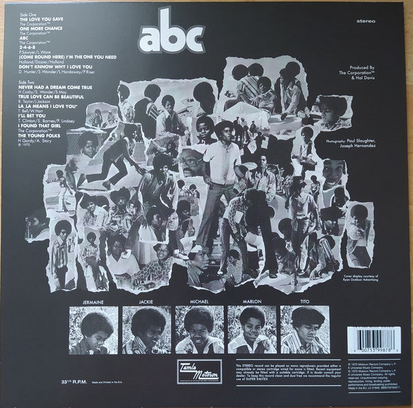 The Jackson 5 : ABC (LP, Album, Ltd, RE, Blu)