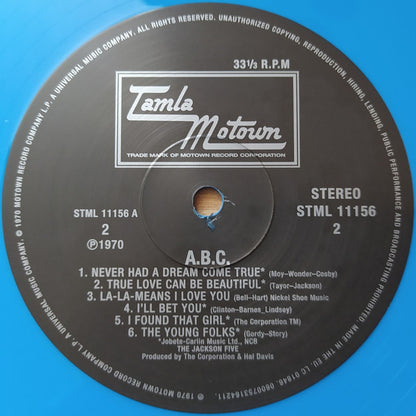 The Jackson 5 : ABC (LP, Album, Ltd, RE, Blu)