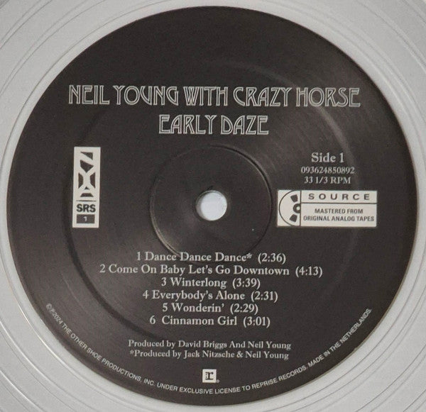Neil Young With Crazy Horse : Early Daze (LP, Album, Ltd, Cle)