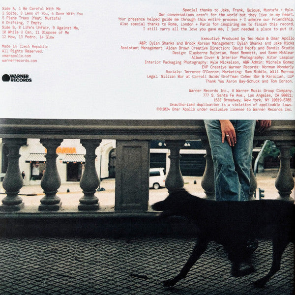 Omar Apollo : God Said No (LP, Album, Whi)