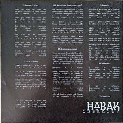 HABAK : Insania (LP, Album, Oxb)
