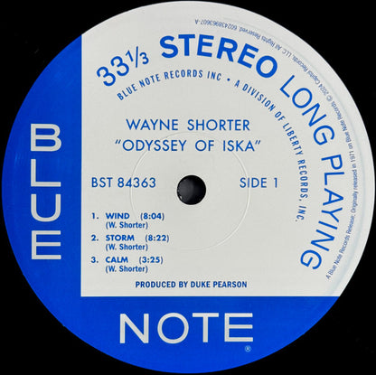 Wayne Shorter : Odyssey Of Iska (LP, Album, RE, 180)