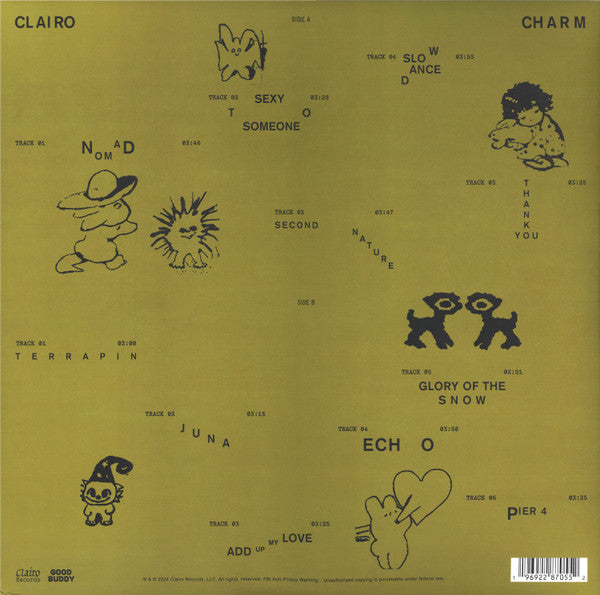 Clairo (2) : Charm (LP, Album, Ltd, Pur)