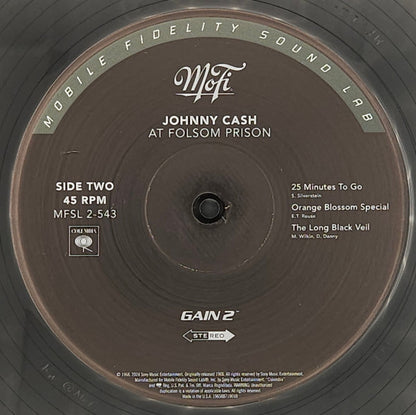 Johnny Cash : At Folsom Prison (2x12", Album, Num, RE, S/Edition, 180)