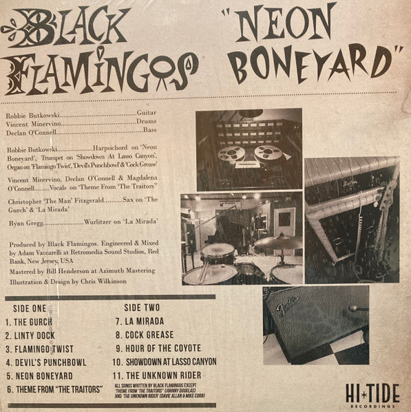 Black Flamingos : Neon Boneyard (LP, Album, RE, Neo)