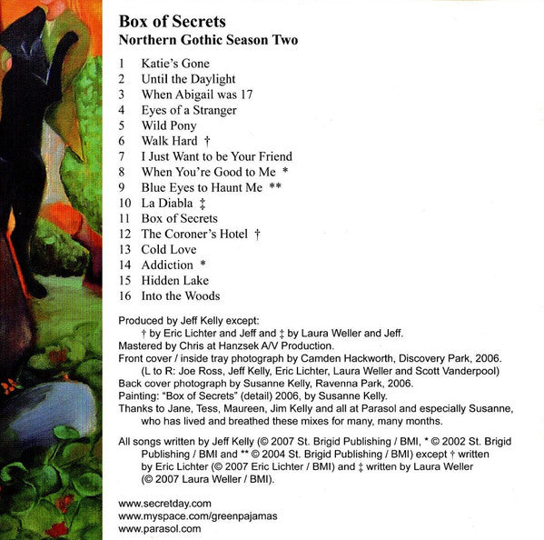The Green Pajamas : Box Of Secrets: Northern Gothic Season 2 (CD, Album)