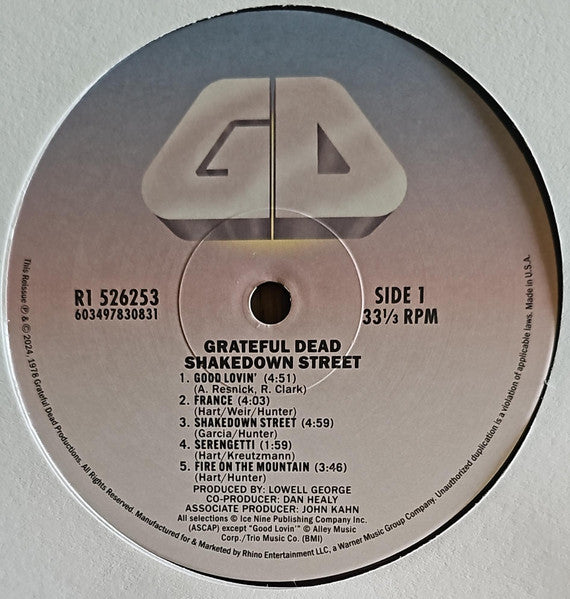 The Grateful Dead : Shakedown Street (LP, Album, RE)