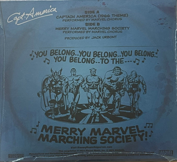 Marvel Chorus : Captain America (1966 Theme) (7", Single, RM, Tra)