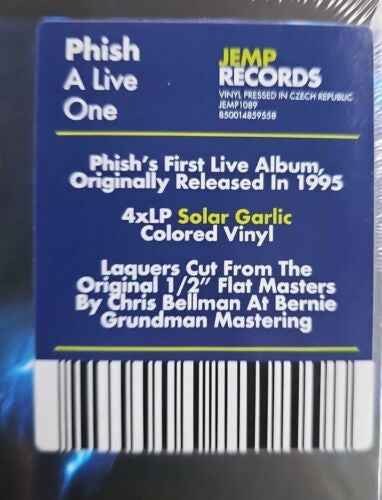 Phish : A Live One (4xLP, Album, RE, Sol)