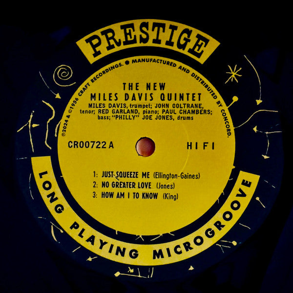 The Miles Davis Quintet : Miles (LP, Album, Mono, RE, 180)