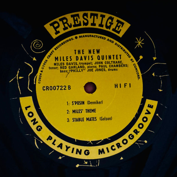 The Miles Davis Quintet : Miles (LP, Album, Mono, RE, 180)