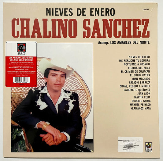 Chalino Sanchez* Acomp. Los Amables Del Norte : Nieves De Enero (LP, Album, Ltd, RE, RM, 140)