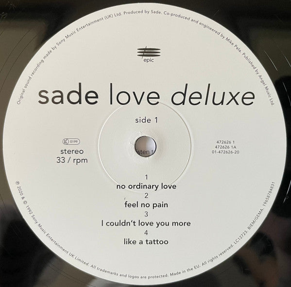 Buy Sade : Love Deluxe (LP, Album, RE, RM, Hal) Online for a great