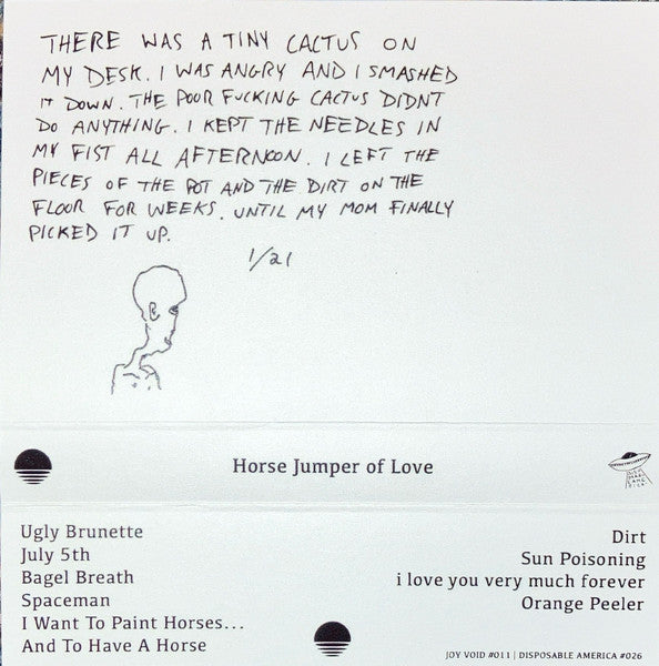 Horse Jumper of Love : Horse Jumper Of Love (Cass, Album, RP)