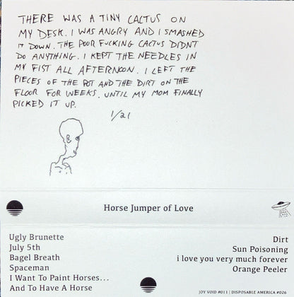 Horse Jumper of Love : Horse Jumper Of Love (Cass, Album, RP)