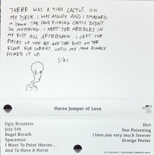 Horse Jumper of Love : Horse Jumper Of Love (Cass, Album, RP)