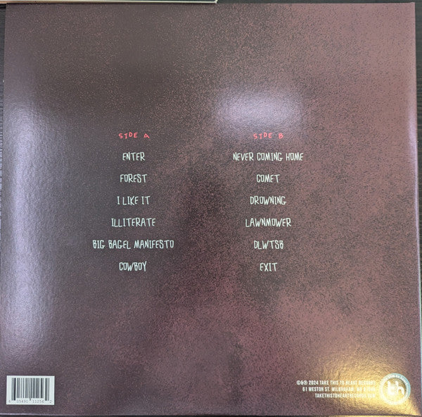 Bent Knee : Twenty Pills Without Water (LP, Album, Yel)