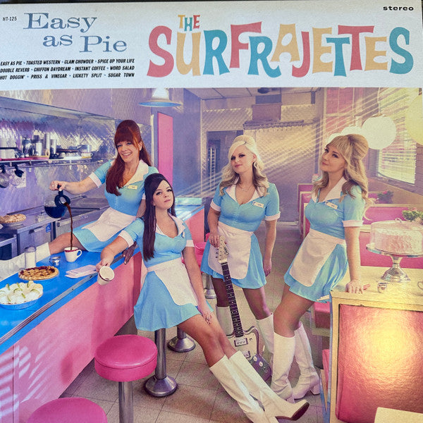 The Surfrajettes : Easy As Pie (LP, Album, Key)