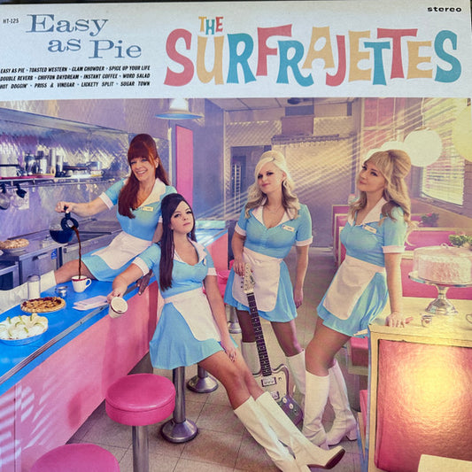 The Surfrajettes : Easy As Pie (LP, Album, Key)