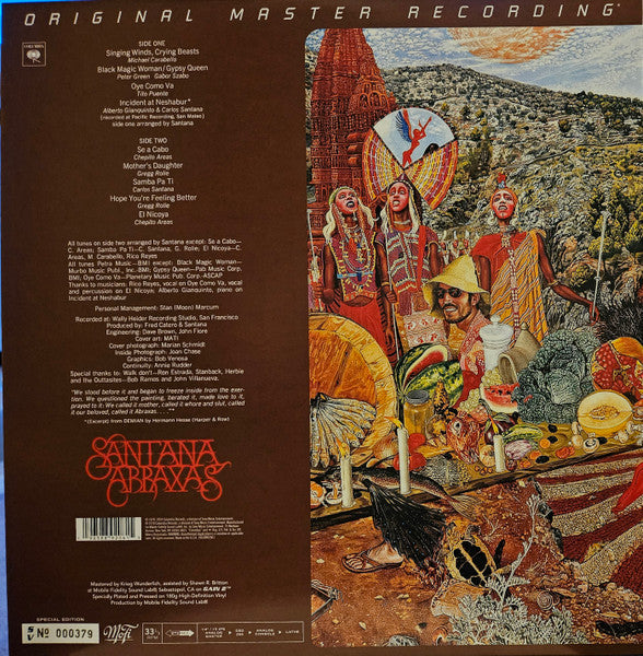 Santana : Abraxas (LP, Album, M/Print, Num, RE, RM, S/Edition, 180)