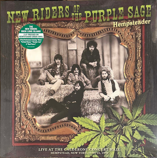 New Riders Of The Purple Sage : Hempsteader: Live At The Calderone Concert Hall, Hempstead, New York, June 25, 1976 (2xLP, Album, Hem)