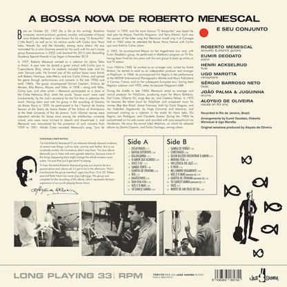 Roberto Menescal E Seu Conjunto : A Bossa Nova De Roberto Menescal E Seu Conjunto (LP, Album, RE)