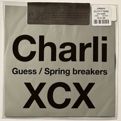 Charli XCX : Guess / Spring Breakers (7", Single, Ltd)